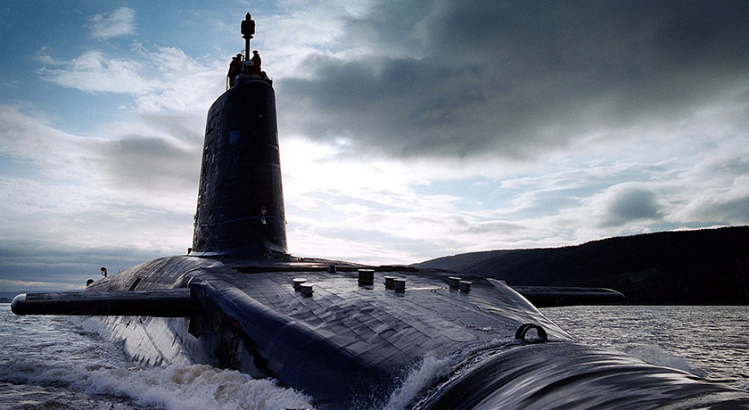 HMS Victorious nuclear sub
