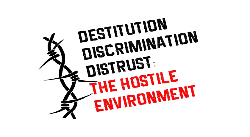 News banner Hostile Environment logo